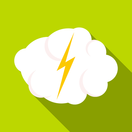High voltage icon. Flat illustration of high voltage vector icon for webのイラスト素材