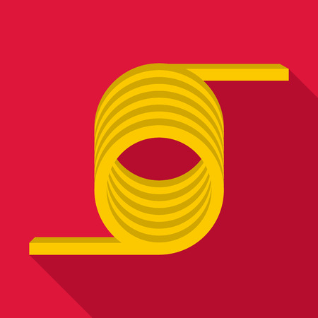 Barbed wire icon. Flat illustration of barbed wire vector icon for webのイラスト素材