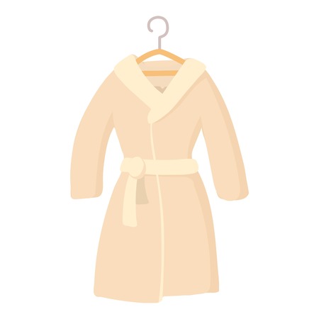 Bathrobe icon. Cartoon illustration of bathrobe vector icon for webのイラスト素材