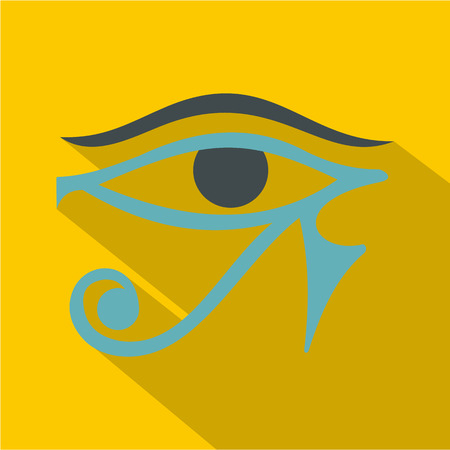 Eye of Horus icon, flat styleのイラスト素材