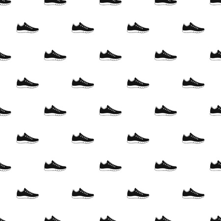 Sneakers pattern, simple styleのイラスト素材