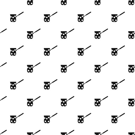 Turk with white polka dots pattern, simple styleのイラスト素材