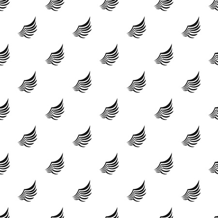Birds wing with feathers pattern. Simple illustration of birds wing with feathers vector pattern for webのイラスト素材