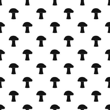 Mushroom pattern. Simple illustration of mushroom vector pattern for webのイラスト素材