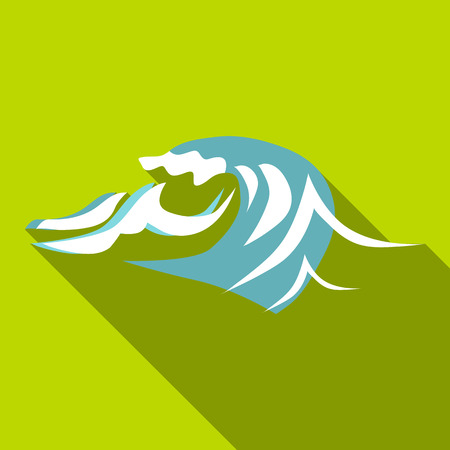 Twist wave icon. Flat illustration of twist wave vector icon for webのイラスト素材