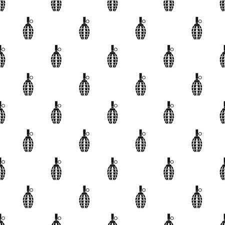 Grenade pattern, simple styleのイラスト素材