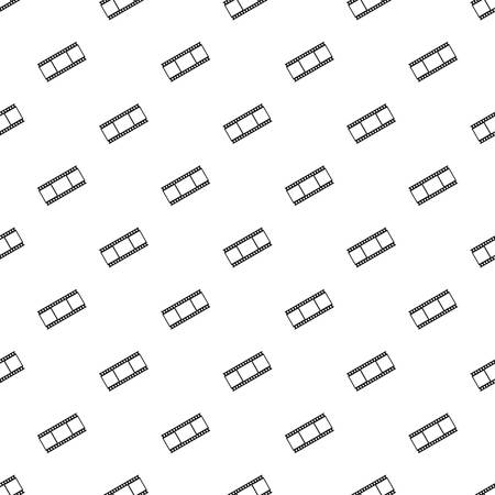 Film strip pattern. Simple illustration of film strip vector pattern for webのイラスト素材