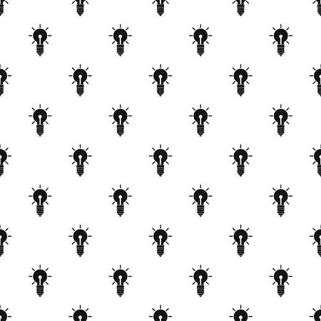 Bulb pattern, simple styleのイラスト素材