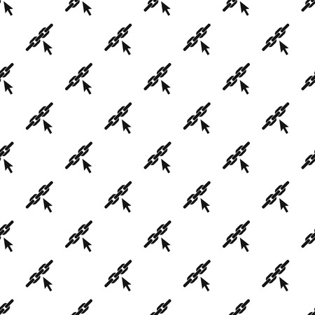 Chain link pattern, simple styleのイラスト素材