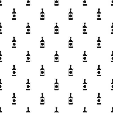 Sake bottle pattern, simple styleのイラスト素材