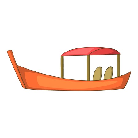 Thai boat icon, cartoon styleのイラスト素材