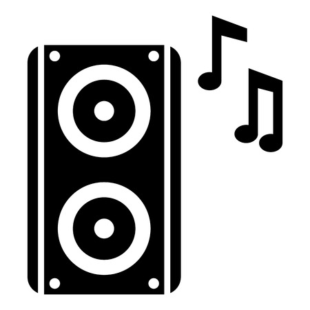 Subwoofer icon, simple styleのイラスト素材