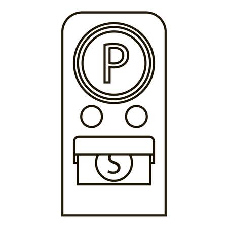 Cap icon, outline styleのイラスト素材