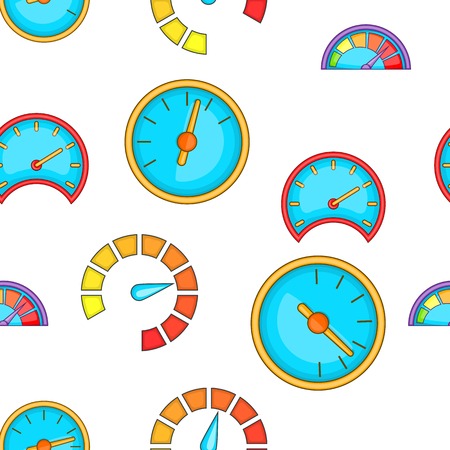 Speedometer pattern, cartoon styleのイラスト素材