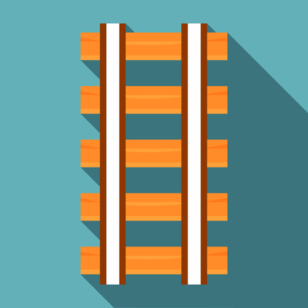 Railway icon, flat styleのイラスト素材