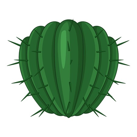 Big needles cactus icon. Cartoon illustration of big needles cactus vector icon for webのイラスト素材