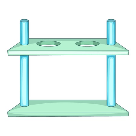 Laboratory support icon, cartoon styleのイラスト素材