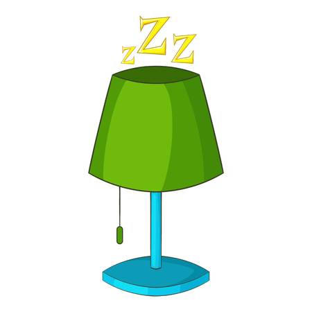 Lamp icon. Cartoon illustration of lamp vector icon for webのイラスト素材