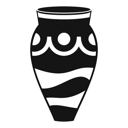 Empty vase icon. Simple illustration of empty vase vector icon for webのイラスト素材