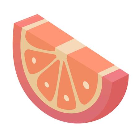 Lemon candy icon, cartoon styleのイラスト素材