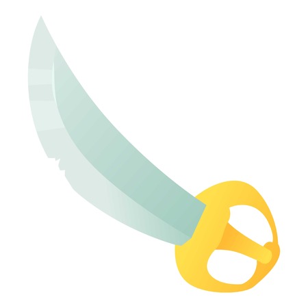 Cutlass icon, cartoon styleのイラスト素材