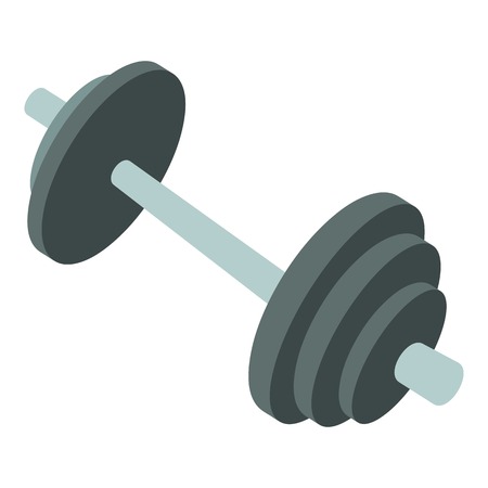 Barbell icon, cartoon styleのイラスト素材