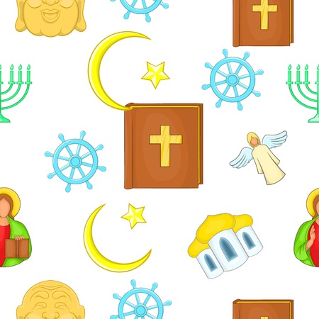 Beliefs pattern, cartoon styleのイラスト素材