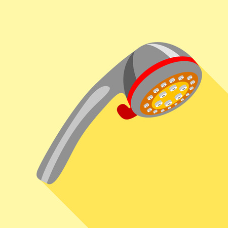 Shower icon. Flat illustration of shower vector icon for web designの写真素材