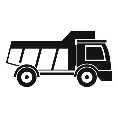 Toy truck icon, simple styleのイラスト素材