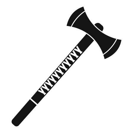 Big ax icon. Simple illustration of big ax vector icon for webのイラスト素材