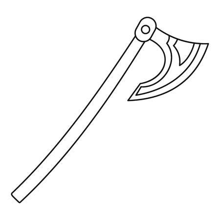 Axe icon. Outline illustration of axe vector icon for webのイラスト素材