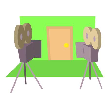 Filming icon, cartoon styleのイラスト素材
