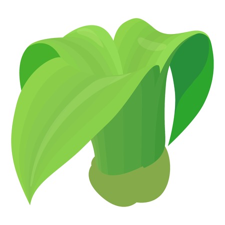 Big plant icon, cartoon styleのイラスト素材