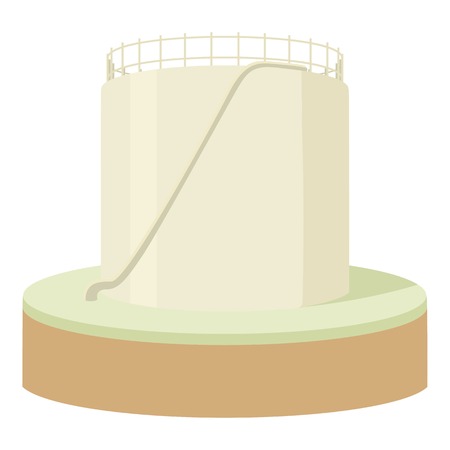Oil industry icon, cartoon styleのイラスト素材