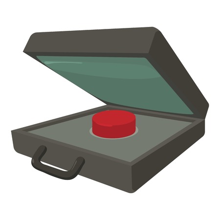 Alarm button icon, cartoon styleのイラスト素材