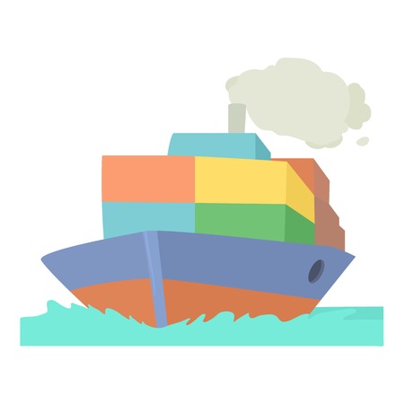 Ship icon, cartoon styleのイラスト素材