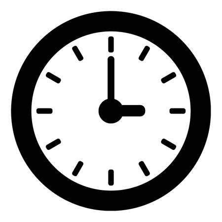 Clock icon, simple styleのイラスト素材