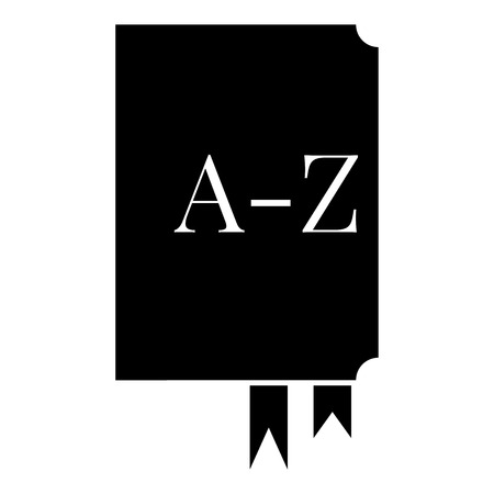 Dictionary icon, simple styleのイラスト素材