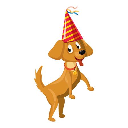 Circus dog icon, cartoon styleのイラスト素材