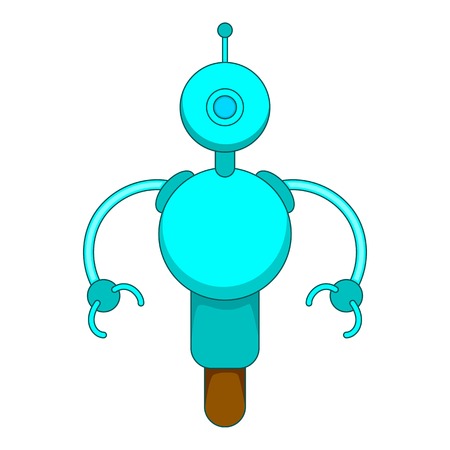 Machine icon, cartoon styleのイラスト素材