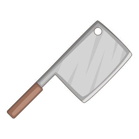 Meat knife icon, cartoon styleのイラスト素材