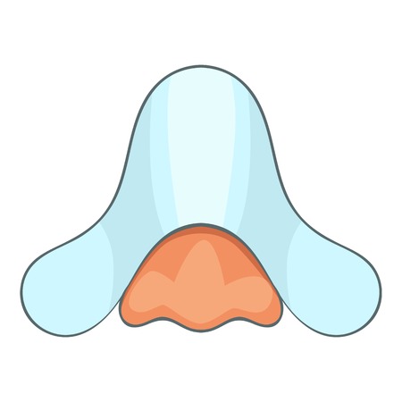 Nose clean strip icon, cartoon styleのイラスト素材