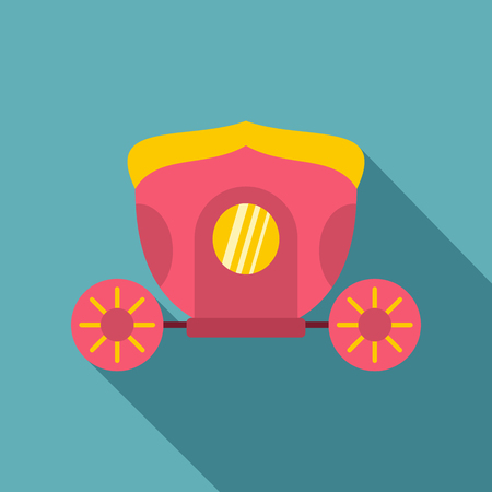 Brougham icon, flat styleのイラスト素材