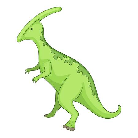 Parazavrolofus, icon, cartoon styleのイラスト素材