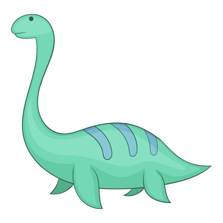 Elasmosaurine icon, cartoon styleのイラスト素材