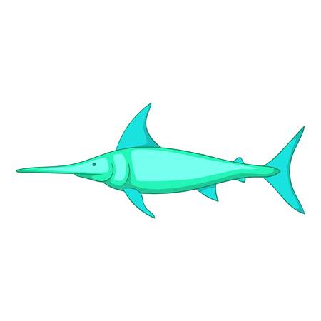 Swordfish icon, cartoon styleのイラスト素材