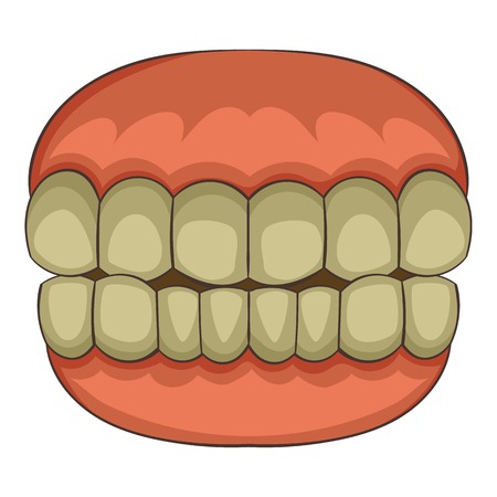 Teeth icon, cartoon styleのイラスト素材