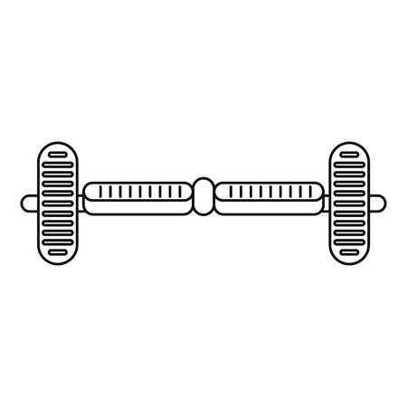 Hover board gyro pod icon. Outline illustration of hover board gyro pod vector icon for webのイラスト素材