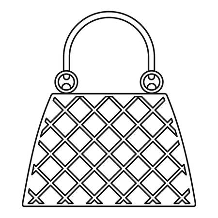 Bag icon, outline styleのイラスト素材