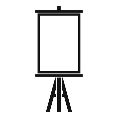 Easel icon, simple styleのイラスト素材
